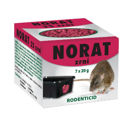 Zrní proti myším a potkanům - Norat - prodej ochrany proti škůdcům - 140 g