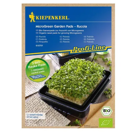 Mikrozelenina - náhradní pláty bio rukoly - microgreen - 3 ks