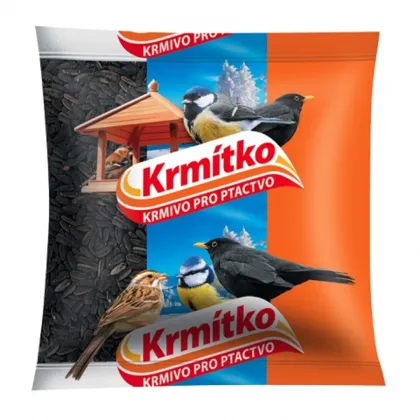 Slunečnice černá - Krmítko - prodej krmiva pro ptactvo - 400 g