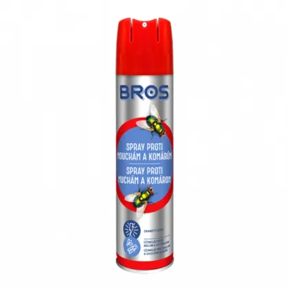 Spray proti komárům, molům, octomilkám a mouchám - Bros - prodej ochrany proti hmyzu - 400 ml