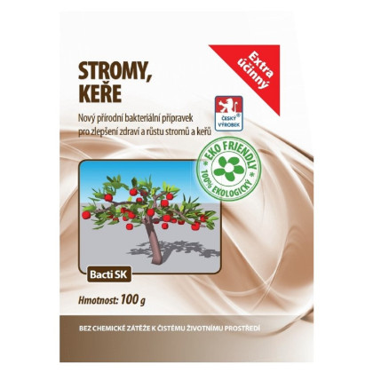 Bacti SK - Stimulátor zdraví rostlin pro stromy a keře - prodej stimulátorů - 100 g