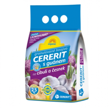 Cererit s guánem CIBULE, ČESNEK - Forestina - prodej hnojiv - 2,5 kg