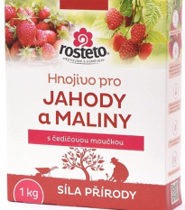 Hnojivo s čedičovou moučkou - jahody a maliny - Rosteto - prodej hnojiv - 1 kg