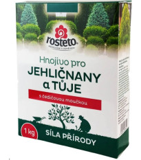 Hnojivo s čedičovou moučkou - jehličnany a tůje - Rosteto - prodej hnojiv - 1 kg