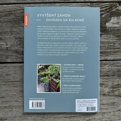 Vyvýšené záhony na balkoně - Kazda - prodej knih - 1 ks