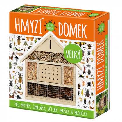 Hmyzí domek pro motýly, čmeláky, včely, mušky a brouky - velký - prodej hmyzích domků - 1 ks