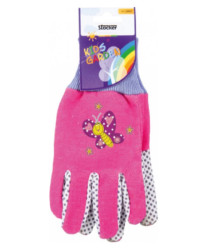 Dětské pracovní rukavice Stocker - růžové - pomůcky k pěstování - 1 pár