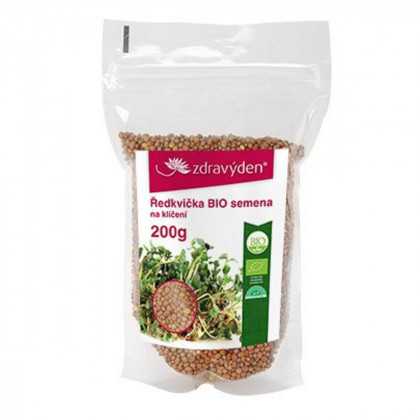 BIO Ředkvička - prodej bio semen na klíčení - 200 g