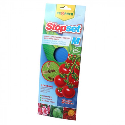 Lepové desky proti třásněnkám - modré - Stopset - prodej ochrany rostlin - 5 ks