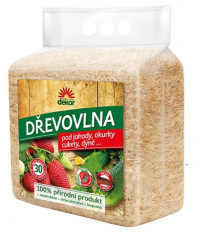 Dřevovlna pod jahody, okurky, cukety - Forestina - prodej pěstebních pomůcek - 850 g