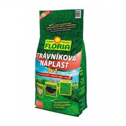 Trávníková náplast 3v1 - Floria - prodej semen - 1 kg
